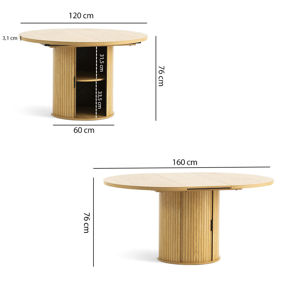 EXTENSION TABLE ASCANIO