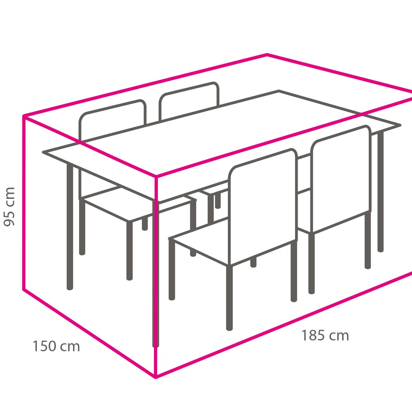 ABDECKPLANE FÜR ESS- UND GARTENSETS