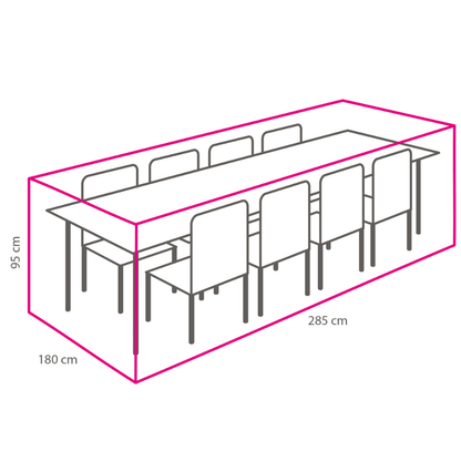 ABDECKPLANE FÜR ESS- UND GARTENSETS