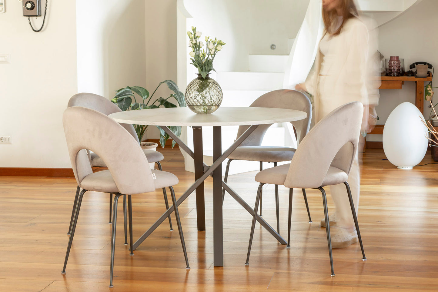 SEDIE MARGOT VELLUTO