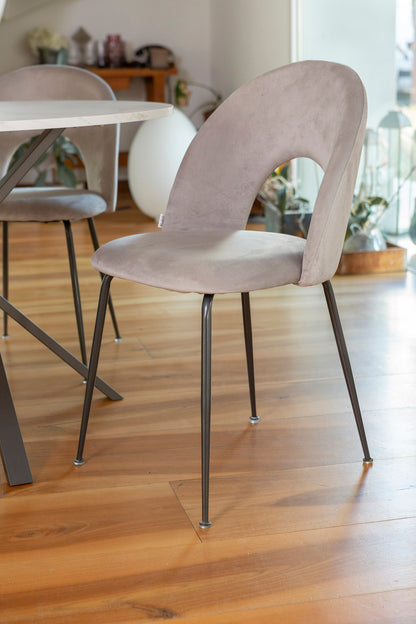 SEDIE MARGOT VELLUTO