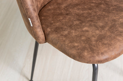 SARA LEATHER-LOOK CHAIRS