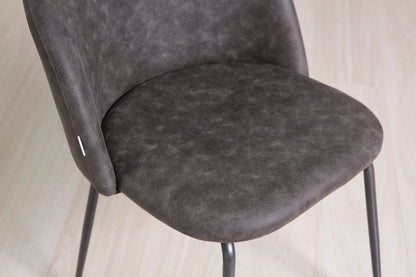 SARA LEATHER-LOOK CHAIRS