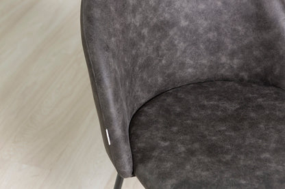 SARA LEATHER-LOOK CHAIRS