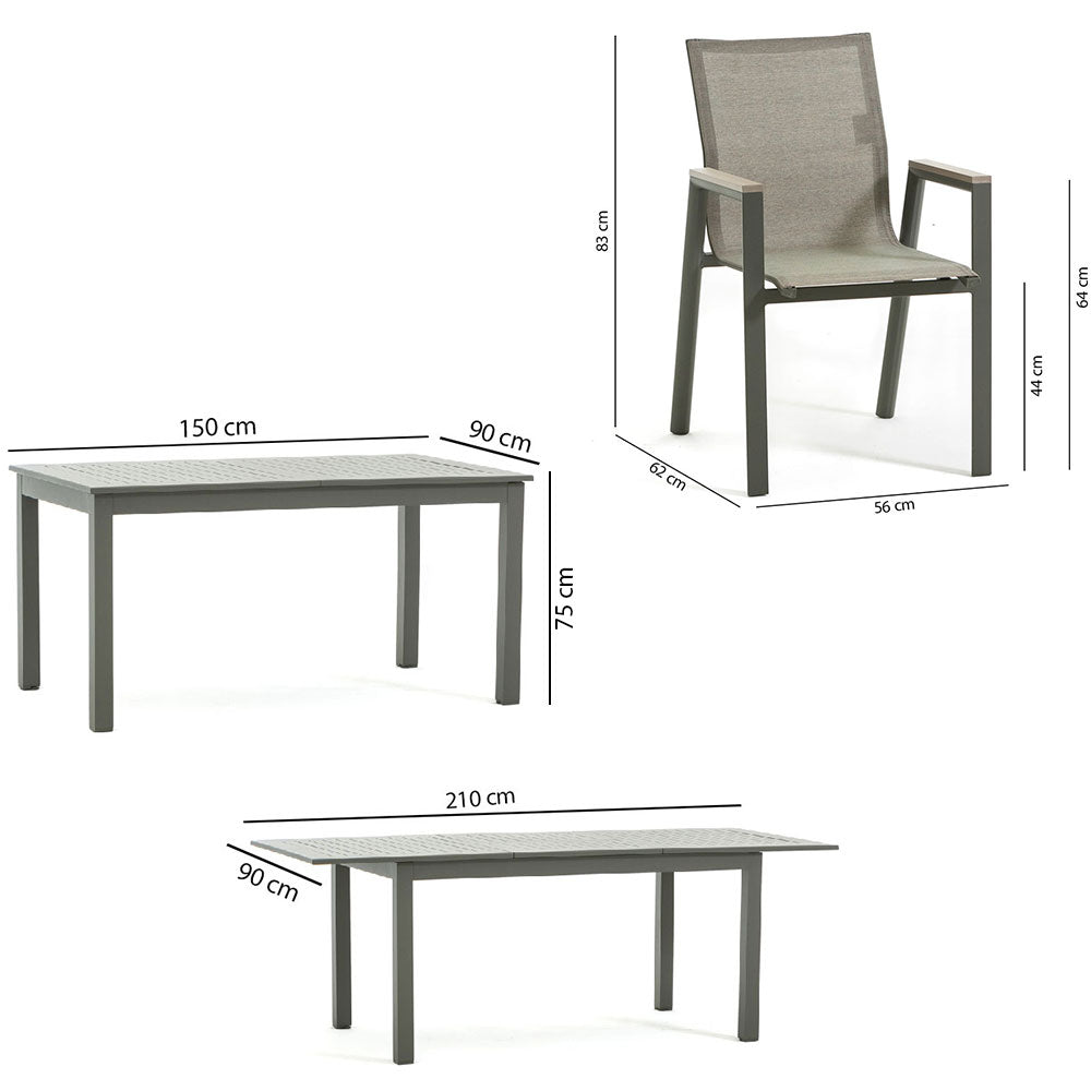 SET ALVARO ALLUNGABILE + 6 DEVA