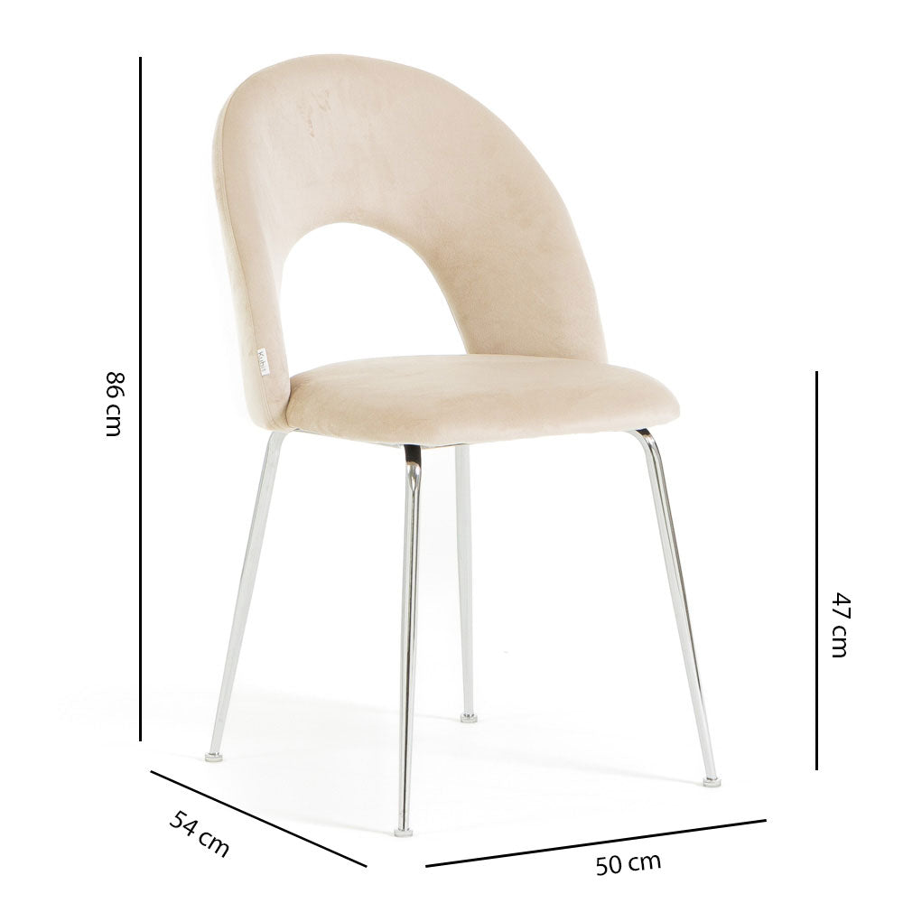 SEDIE MARGOT VELLUTO