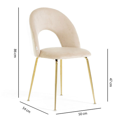 SEDIE MARGOT VELLUTO